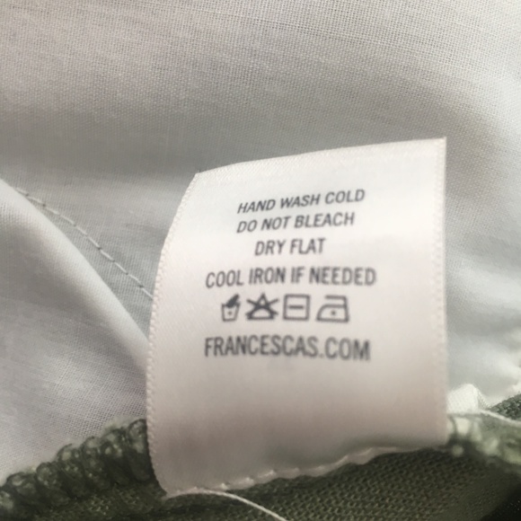 SOLD Blue Rain Green Scalloped Hem Shorts #083 - Picture 8 of 8